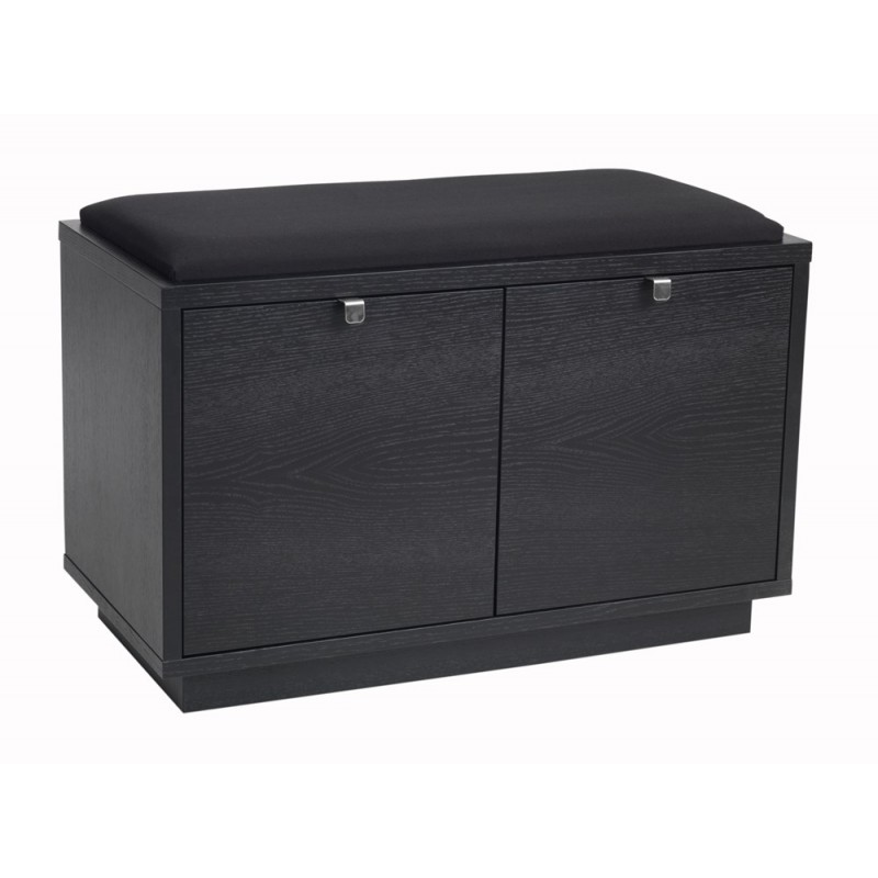 RO Confe Bench 2 Drawers Black/Black